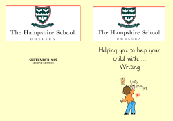 Helping you to help your child with&hellip;. Writing