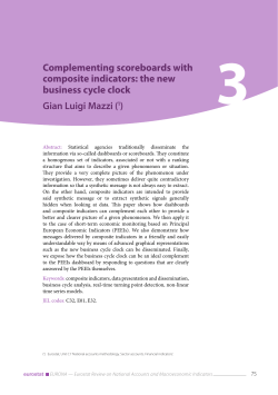 Complementing scoreboards with composite indicators: the new