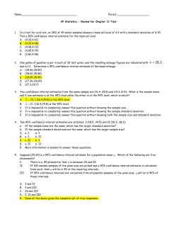 Ch11 review 2007 MC Answers