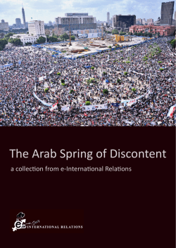 The Arab Spring of Discontent - E