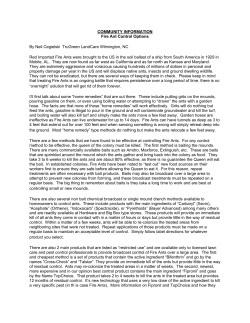 Fire Ant Control - Heron Bay, Badin Lake, NC