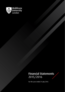 Financial Statements 2015/2016