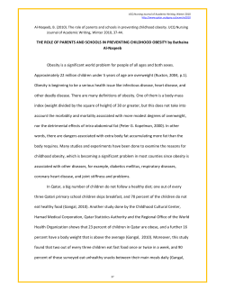 THE ROLE OF PARENTS AND SCHOOLS IN PREVENTING