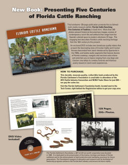 New Book: Presenting Five Centuries of Florida Cattle Ranching
