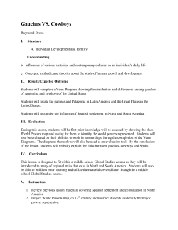 Gauchos VS. Cowboys