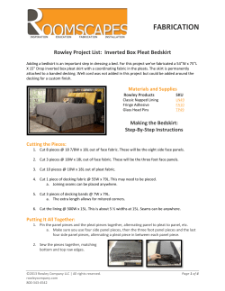 Inverted Box Pleat Bedskirt