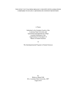 THE EFFECT OF TEACHING BIOLOGY CONCEPTS WITH