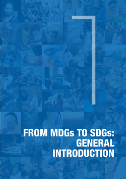 FROM MDGs TO SDGs - World Health Organization