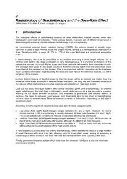 4 Radiobiology of Brachytherapy and the Dose-Rate Effect