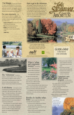 Arboretum Map - City Of Longview, WA
