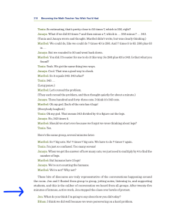 Tania: So estimating, that`s pretty close to 50 times 7, which is 350
