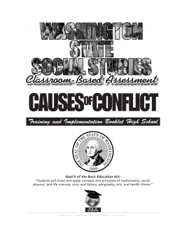 "Causes of Conflict" CBA