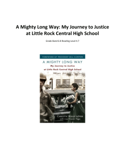 A Mighty Long Way: My Journey to Justice at Little Rock Central