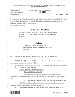 Act 606 - Arkansas General Assembly
