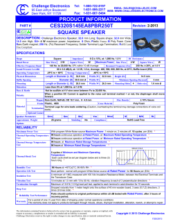 32x14.5mm Square 80dB 2W