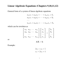 An&times;n - McMaster University > ECE