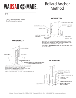 Bollard Anchor Method