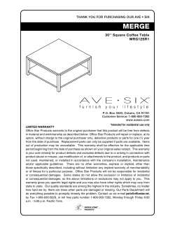 30`` Square Coffee Table MRG12SR1