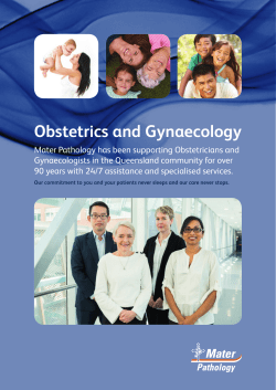 Obstetrics and Gynaecology
