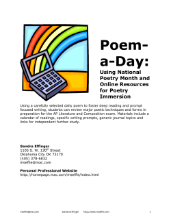 Poem-a-Day - MsEffie`s