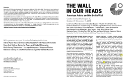 The Wall in Our heads - Goethe