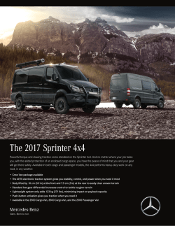 Info Sheet - Mercedes