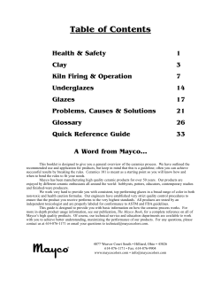 helpful glazing tips from Mayco!