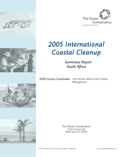 2005 International Coastal Cleanup