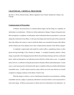 CHAPTER 6: CRIMINAL PROCEDURE