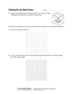 Fishing for the Best Prism