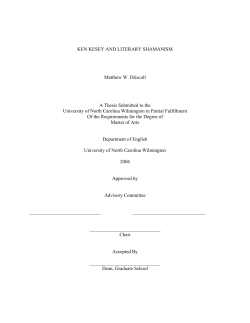 ken kesey and literary shamanism