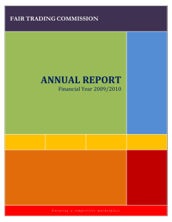 fair trading commission annual report