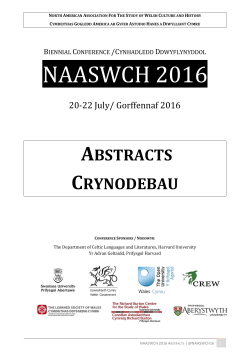naaswch 2016 - Swansea University