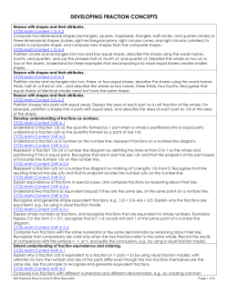 developing fraction and decimal concepts