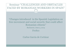 Seminar &ldquo;CHALLENGES AND OBSTACLES FACED BY ROMANIAN
