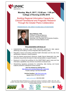 Speaker Poster_23.5x35.25 - Great Plains IDeA-CTR Network