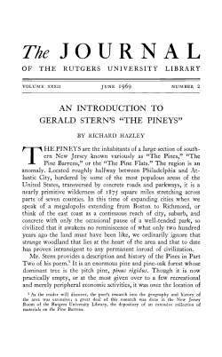 this PDF file - The Journal of the Rutgers University