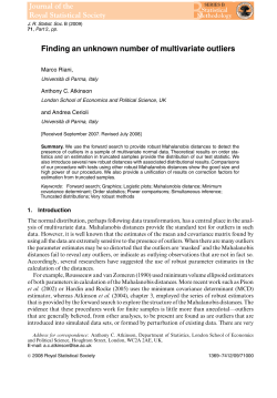 Finding an unknown number of multivariate outliers