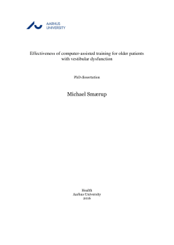 Michael Sm&aelig;rup - Danske Fysioterapeuter