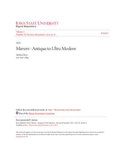 Mirrors - Antique to Ultra Modern