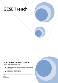 GCSE French - School