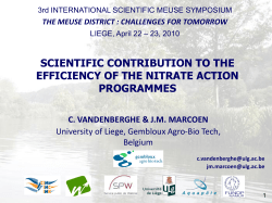 Context - 3&egrave; Symposium international de la Meuse 2010