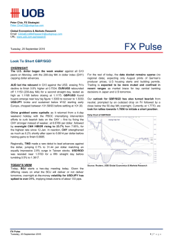 FX Pulse - UOB Group
