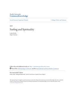 Surfing and Spirituality - CommonKnowledge