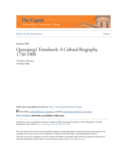 Queequeg`s Tomahawk - The Cupola: Scholarship at Gettysburg