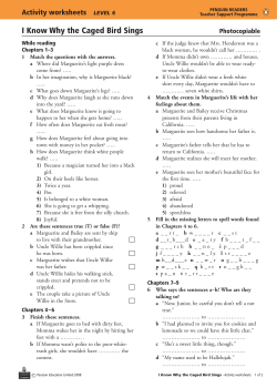 I Know Why the Caged Bird Sings