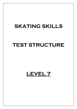 SKATING SKILLS TEST STRUCTURE LEVEL 7