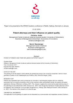 Patent attorneys and their influence on patent quality