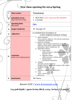 2. Opening 쏥rammar    Class
