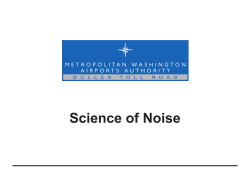 Science of Highway Noise